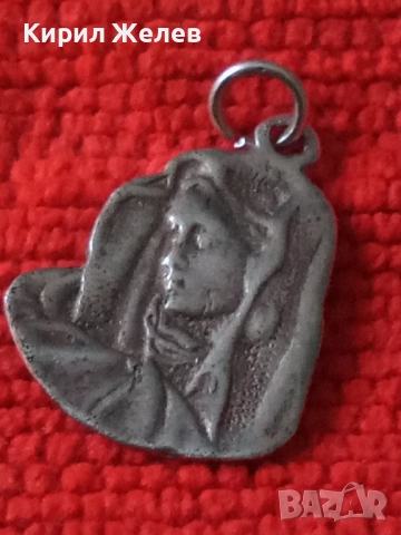 СТАРА КАТОЛИЧЕСКА СРЕБЪРНА ИКОНКА ИКОНА СРЕБРО ВИСОКА ПРОБА РЪЧНА ХУДОЖЕСТВЕНА ИЗРАБОТКА 33980, снимка 10 - Антикварни и старинни предмети - 50542198