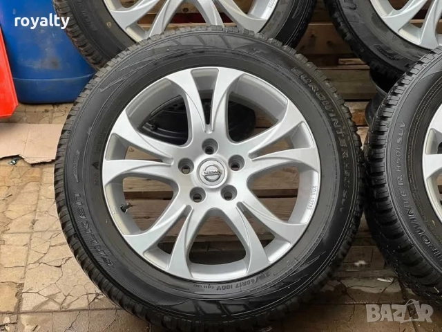 5х114.3 17 Цола Оригинални Джанти Nissan Juke Qashqai 5x114.3 ET 40 J 7, снимка 6 - Аксесоари и консумативи - 52179807