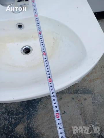 Мивка за баня , шкаф и смесител, снимка 3 - Мивки - 51156633