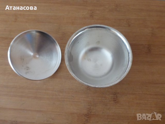 Посребрен сервиз за кафе чай аксесоар съдчета 1970 г, снимка 12 - Сервизи - 42146123