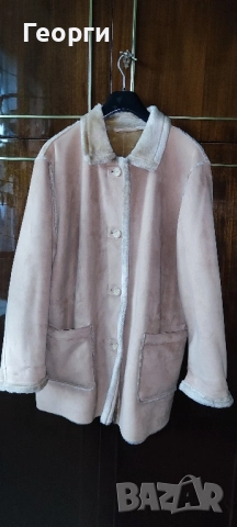 Дамско палто от еко кожа 