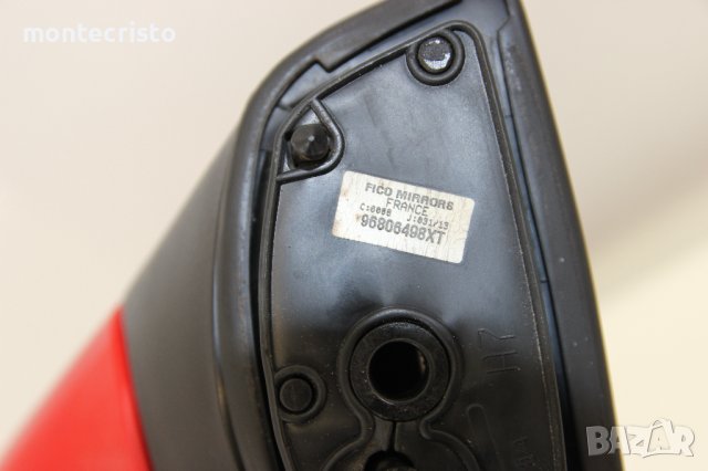 Ляво електрическо огледало Peugeot 207 (2006-2014г.) 2 букси / 7 пина / 9680194877 Червено Червен, снимка 5 - Части - 41224682