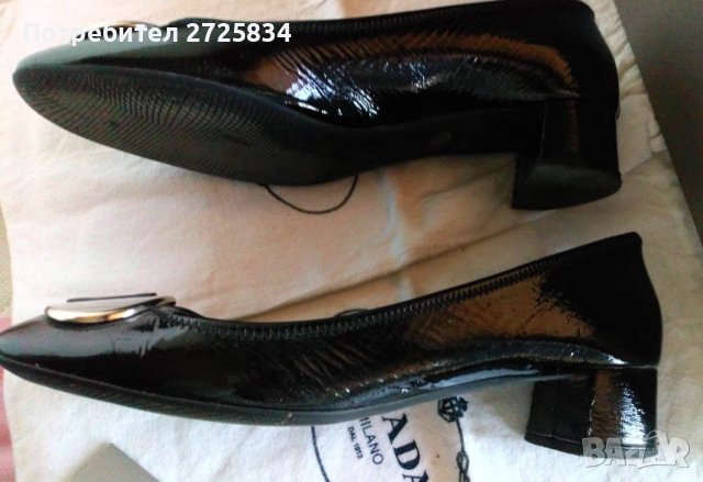 Елегантни обувки Prada, 38, снимка 4 - Дамски елегантни обувки - 41377289