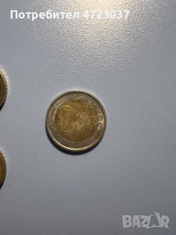 Евро монети от различни години, използвани, но добре запазени. , снимка 8 - Нумизматика и бонистика - 53391427