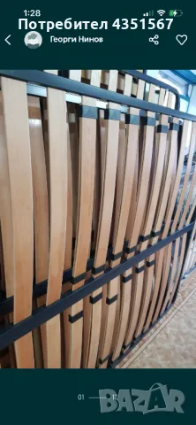 Подматрачни рамки метални с шперплатови ламели 