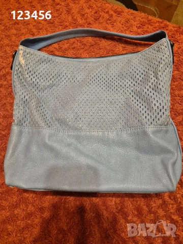 светлосини кожени чанти, снимка 7 - Чанти - 52965289