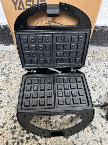 Сандвич Тостер/ Панини Преса/ Гофретник - YASHE ABS07A 750W!, снимка 4 - Тостери - 50436303