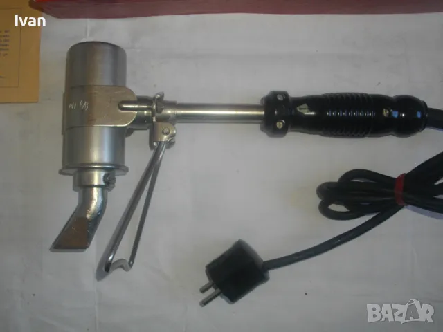 НОВ ЕЛЕКТРИЧЕСКИ ПОЯЛНИК 400 ВАТА РЕОТАНОВ ВИСОК КЛАС BARTHEL Старо качество 1983г. Колекционерски, снимка 15 - Поялници и запояване - 47943255