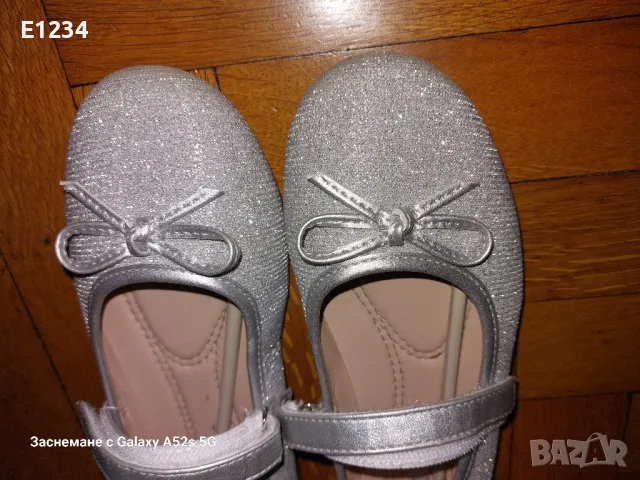 Сребристи обувчици за принцеси, снимка 4 - Детски обувки - 49357557