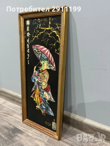 Картина с гейша, 2 бр., снимка 7 - Картини - 53395090
