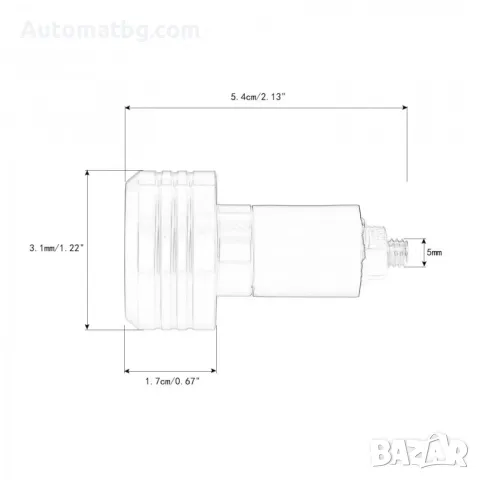 Краш тапи за мотор Automat, Универсални,  Сив, снимка 3 - Аксесоари и консумативи - 49484589