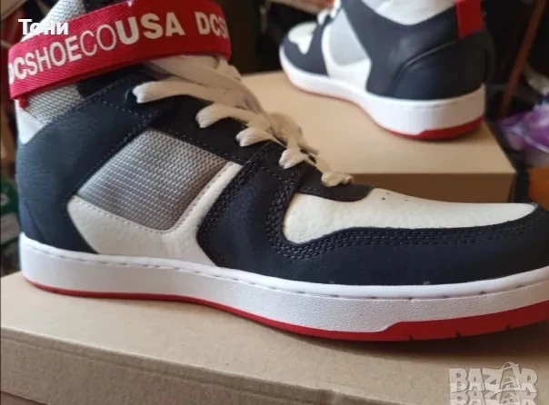 DC USA ORIGINAL Нови Мъжки Маратонки Изцяло от Естествена Кожа , снимка 7 - Маратонки - 51244682