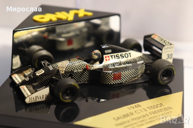1:43 ONYX SAUBER C 13 HEINZ HARALD FRENTZEN БОЛИД ФОРМУЛА F1, снимка 5 - Колекции - 52636265