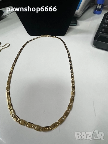 Златен синджир 14 К , снимка 6 - Колиета, медальони, синджири - 52801529