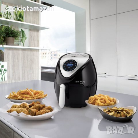 Фритюрник с горещ въздух AIRY FRYER DIGITAL, RIETE 4616, снимка 6 - Фритюрници - 38873346