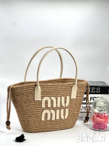 плажни чанти miu miu 43х21см, снимка 13 - Чанти - 50417226