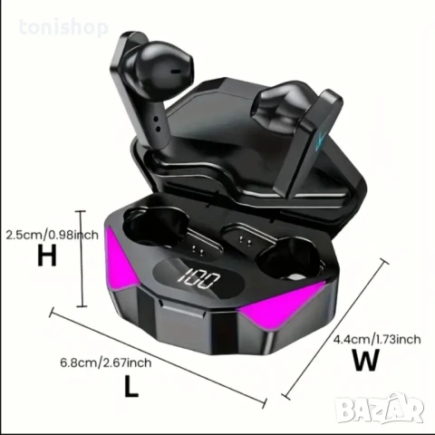 Геймърски блутут слушалки , снимка 2 - Слушалки и портативни колонки - 50946211