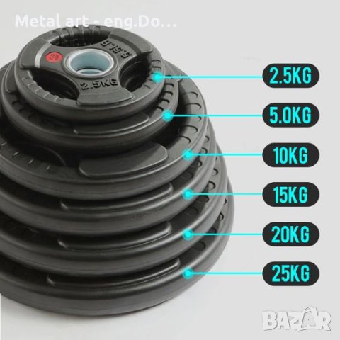 Гумирани дискове Ф 50, снимка 3 - Фитнес уреди - 40999051