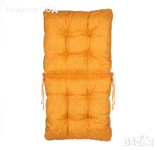 Възглавница за стол с облегалка, 100x50 см, Оранжева, снимка 2 - Възглавници - 41475005