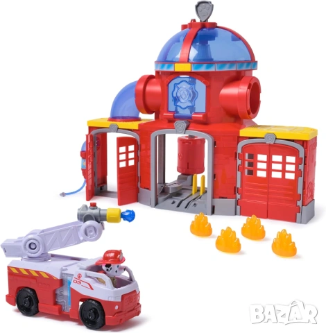 Пес Патрул - Fire Rescue: Пожарна станция/ Paw Patrol , снимка 3 - Коли, камиони, мотори, писти - 53601706
