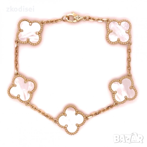 Златна дамска гривна Cleef 9,85гр. 19,0см. 14кр. проба:585 модел:33647-6, снимка 1