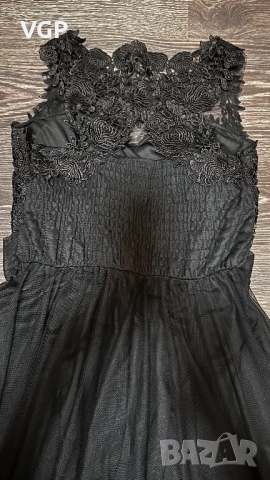 Официална черна рокля за момиче, снимка 5 - Детски рокли и поли - 52800118