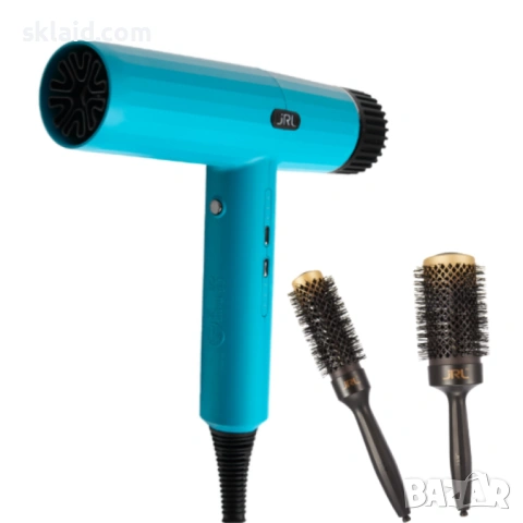 JRL FP2401 – Сешоар Sapphire Blue + 2 четки за коса, снимка 2 - Сешоари - 53861948