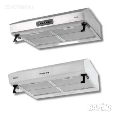 Абсорбатор, 160W, класик, бял, AMK- 2119IX, 160W, класик, INOX, 2 мотора, снимка 1 - Абсорбатори - 49555739