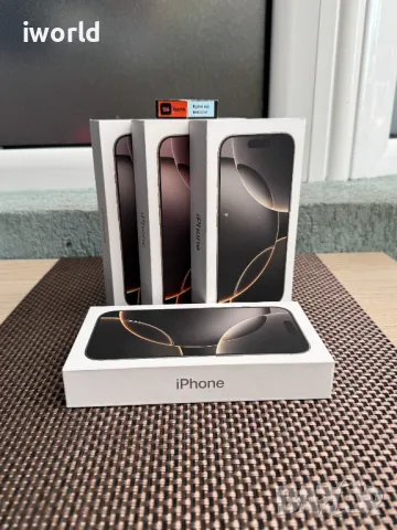 НЕразпечатани❗️ iphone 16 PRO 128/256 ❗️Лизинг от 80лв/м ❗️ desert natural black white titanium , снимка 3 - Apple iPhone - 48250318