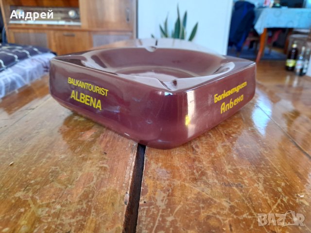 Стар пепелник Балкантурист Албена, снимка 2 - Други ценни предмети - 42654862