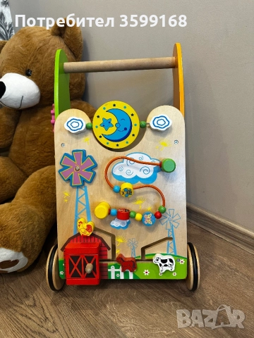 Дървена проходилка уокър 