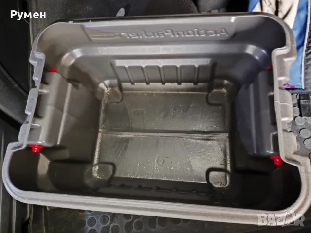 Кутия за транспортиране и съхранение RUBBERMAID Action Packer 35 - черна, снимка 6 - Къмпинг мебели - 56233780