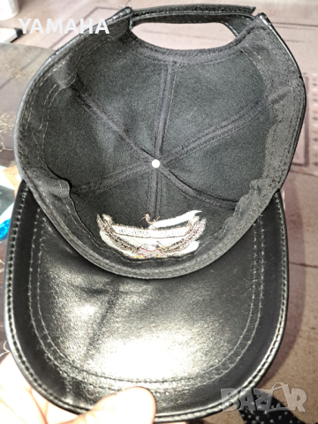 Harley dаvidson  Кожена. Шапка  ЕСТЕСТВЕНА КОЖА , снимка 5 - Шапки - 44805482