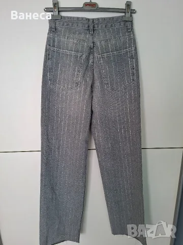 Блестящи дънки Zara 34/36 чисто нови ПРОМО ЦЕНА!, снимка 4 - Дънки - 55999213