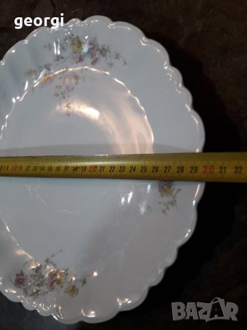 Релефно порцеланово плато , снимка 6 - Сервизи - 34288622