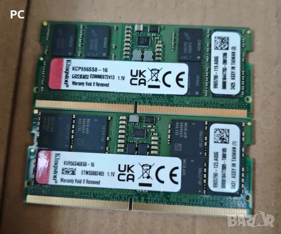 DDR5 5600 Kingston 16GB SO-DIMM лаптоп