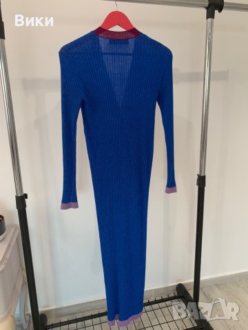 Дълга рокля/жилетка размер L на Zara, снимка 11 - Рокли - 44423936