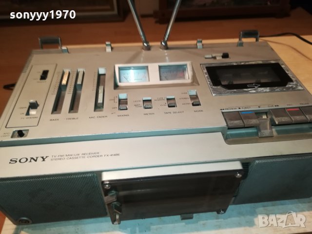 SONY JAPAN-SONY FX-414 BE-TOKYO JAPAN 1710211005, снимка 3 - Радиокасетофони, транзистори - 34489786