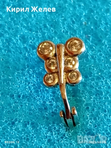 Дискретни елегантни сребърни обеци подходящи за ежедневието с инкрустирани кристали 44773, снимка 3 - Обеци - 52735418