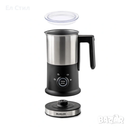 Кана за мляко на пяна Muhler MFF-44S – Гъста и пухкава пяна за секунди у дома, снимка 2 - Кани - 53585501