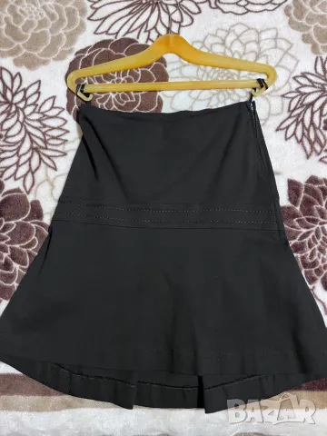 Черна памучна пола