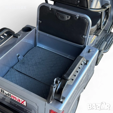  Двуместна електрическа триколка Fullmax A10 Premium, 60V, CE сертификат, 60км пробег, сива, 350кг т, снимка 10 - Инвалидни скутери - 52570096