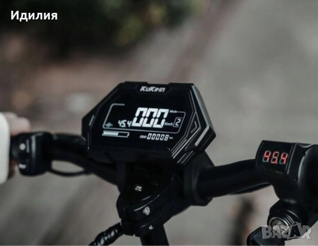 Електрическа тротинетка KuKirin M5 Pro – 1000W, 70 км пробег, 52 км/ч, сгъваема, снимка 4 - Велосипеди - 51694531