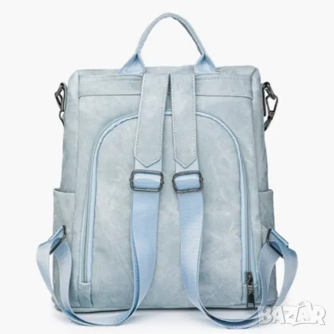 Дамска чанта раница Orsela Grey, снимка 2 - Чанти - 47923378