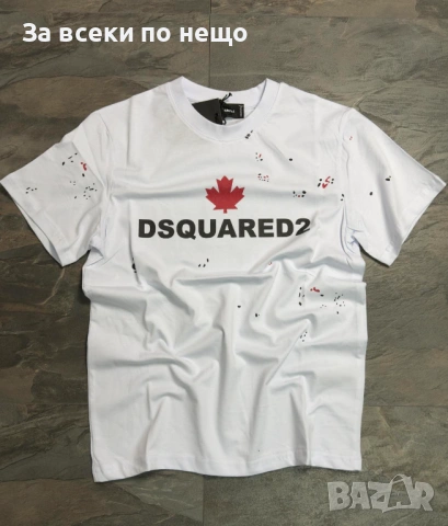 DSQUARED2 Мъжка Тениска👕Мъжка Блуза С Къс Ръкав - Налични Различни Цветове Код NGHSP33, снимка 3 - Тениски - 53695100