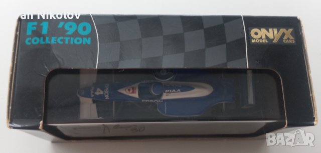1/43 Tyrell-Ford 019 Jean Alesi by Onyx с автограф от Алези!, снимка 3 - Фен артикули - 41462849