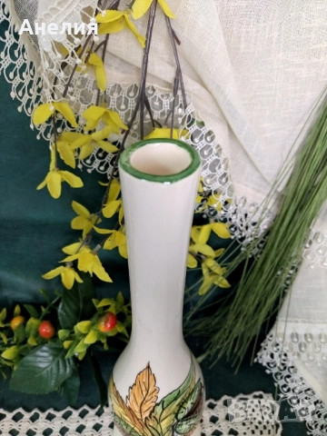Ваза стилна чудесна с кестени , снимка 2 - Вази - 52452511