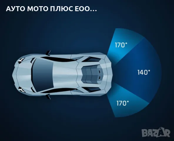Камера за задно виждане с нощен режим 8 LED., снимка 5 - Аксесоари и консумативи - 47574120