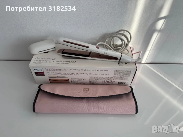 Преса за коса Philips Personalized straightening with SenselQ, снимка 9 - Преси за коса - 53521031
