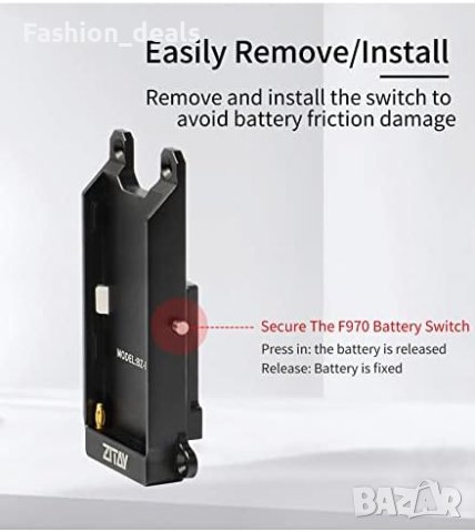 Нова Батерия Base Plate Захранване за фотоапарати съвместим с Z-Cam, снимка 4 - Чанти, стативи, аксесоари - 41754651